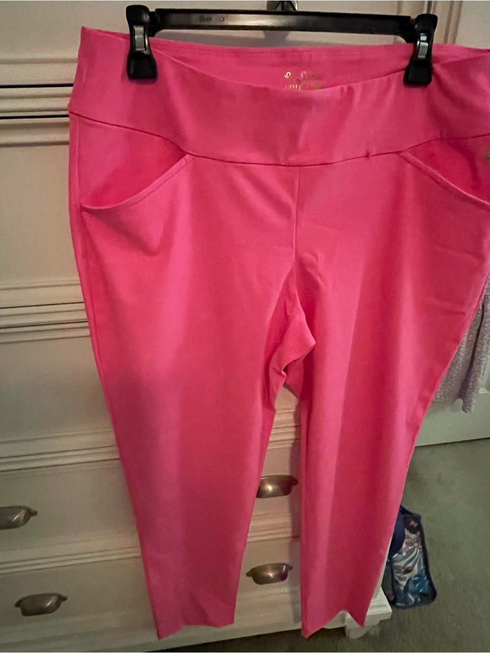 Lilly Pulitzer Bright Pink Corso Pants.  
Size 12.  Never worn